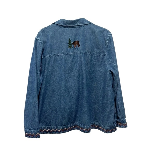 Breckenridge women’s denim embroidered jacket size 2X - Picture 2 of 7
